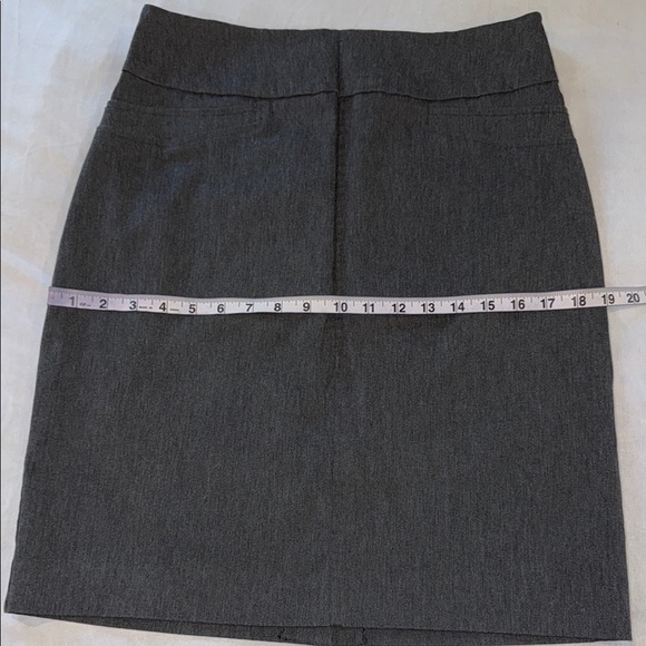Reitmans Skirt Gray Mini Pencil Work Office Professional Business Women’s Sz 9 - Picture 3 of 10